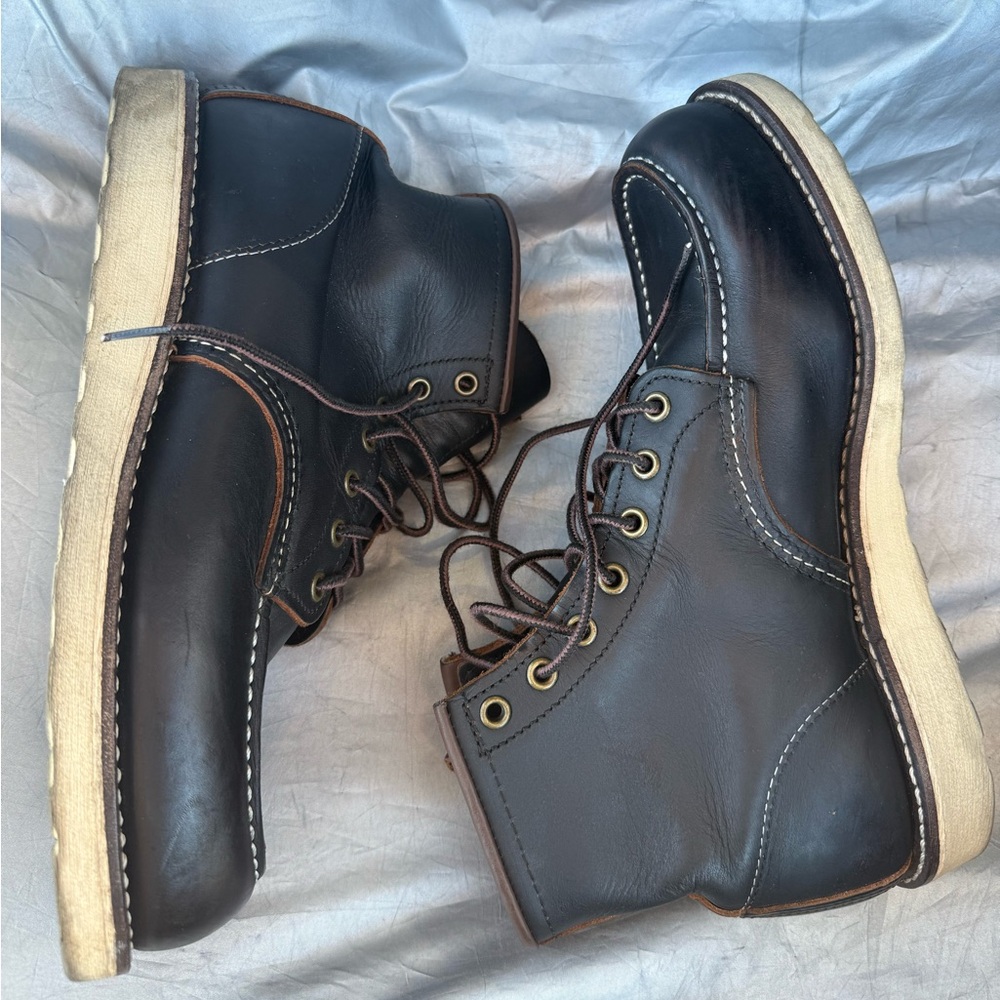 Red Wing Shoes Black Leather Boots